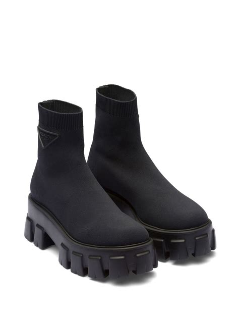 prada sock boots james charles|Prada Designer Booties for Women .